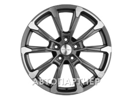 Khomen Wheels KHW1808 (18_ZV Chery Tiggo 8/8 Pro) 7.5x18 5x108 ET47 60.1 Gray-FP